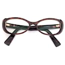Monture de lunettes DIOR Havave foncé de type tortoise écailles de tortue - Christian Dior