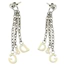 Dolce & Gabbana DJ model earrings0150 three-wire with steel logo