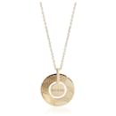 Gucci Icon Rotating Disc Circle Anhänger in 18K Gelbgold