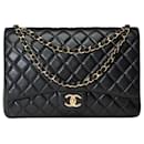 Sac Chanel Timeless/classic black leather - 101697
