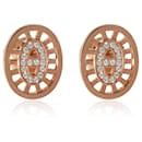 Hermès Chaine d'ancre Divine  Earrings in 18k Rose Gold 0.13 ctw