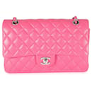 Chanel Pink Quilted Lammleder Medium Classic gefütterte Flap Bag
