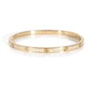Cartier love bracelet, Small model, Paved (Yellow gold)
