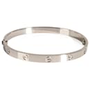 Bracelet love cartier fin (OR BLANC) - Cartier
