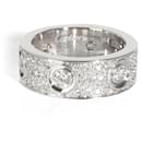 Cartier Love Diamond-Paved Ring  in 18K white gold 1.26 ctw