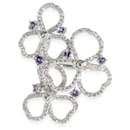 TIFFANY & CO. Anello con tanzanite e diamanti con fiori di carta in platino 0.5 ctw - Tiffany & Co