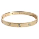 Cartier love bracelet, 10 diamonds (Yellow gold)