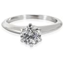 TIFFANY & CO. Diamond Engagement Ring in Platinum D IF 1.05 ctw - Tiffany & Co