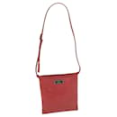 GUCCI Shoulder Bag Leather Red Auth ai714 - Gucci