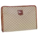 CELINE Macadam Canvas Clutch Bag Bege Auth 63618 - Céline