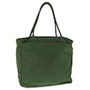 PRADA Hand Bag Nylon Green Auth 63703 - Prada