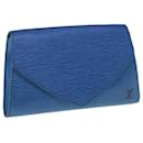 Bolsa de embreagem LOUIS VUITTON Epi Art Déco azul M52635 Autenticação de LV 63271 - Louis Vuitton