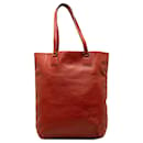 Red Loewe Anagram Tote Bag