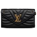 Cartera larga negra Louis Vuitton New Wave