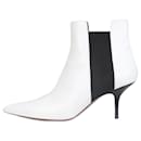 White leather ankle boots with pointed toe - size EU 38 - Céline