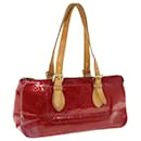 LOUIS VUITTON Vernis Rosewood Avenue Hand Bag Pomme D'amour M93507 LV Auth 63498 - Louis Vuitton