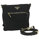 PRADA Shoulder Bag Nylon Black Auth ki4045 - Prada