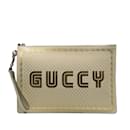 White Gucci Guccy Sega Clutch