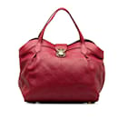Red Louis Vuitton Monogram Mahina Cirrus PM Handbag