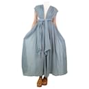 Blaues Neckholder-Kleid – Größe UK 8 - Autre Marque