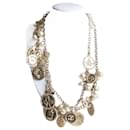 Gold Rue Cambon charm necklace - Chanel