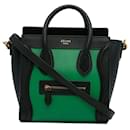 Celine Green Nano Bicolor Luggage - Céline