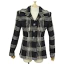 CHANEL JACKET WITH CC LOGO BUTTONS M 38 TWEED P40049V28905 ART CRAFTS JACKET - Chanel