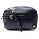 NEUF SAC A MAIN CHANEL CAMERA BOUCLE CEINTURE BANDOULIERE CUIR MATELASSE - Chanel