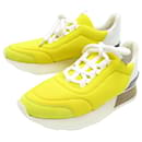 NEW HERMES SHOES 36.5 YELLOW CANVAS SNEAKERS YELLOW SNEAKERS SHOES - Hermès