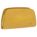 Bolsa LOUIS VUITTON Epi Dauphine PM Amarelo M48449 Autenticação de LV 63917 - Louis Vuitton