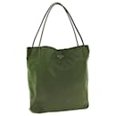 PRADA Shoulder Bag Nylon Khaki Auth 63632 - Prada