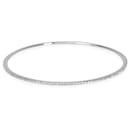 Diamond Thin Micro-Pave Bangle in 18K white gold 0.75 ctw - Autre Marque