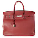 Hermès Rouge H Clémence Birkin 40 PHW