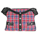 Chanel Black Lambskin & Multicolor Tweed Girl Bag