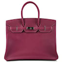 Hermes Purple Epsom Birkin Retourne 35 - Hermès