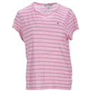 Womens Linen Blend Oversized T Shirt - Tommy Hilfiger