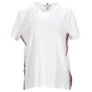 T-Shirt aus reiner Baumwolle mit Signature-Tape für Damen - Tommy Hilfiger