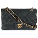 Chanel Navy Quilted Lambskin Small Classic Double Flap Bag
