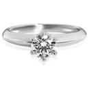 TIFFANY & CO. Bague de fiançailles solitaire diamant en platine I VS2 0.62 ctw - Tiffany & Co