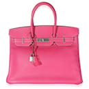 Hermès Limited Edition Rose Tyrien & Tosca Epsom Candy Birkin 35 PHW