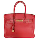 Hermès Rouge Casaque Togo Birkin 30 GHW