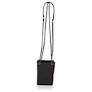 Chanel Black Patent Leather Cc O-phone Holder Crossbody