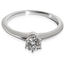 TIFFANY & CO. Bague de fiançailles diamant en platine H VS2 0.40 ctw - Tiffany & Co