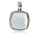 David Yurman Albion Enhancer, Quartz & Mother of Pearl, sterling silver 0.5 ctw