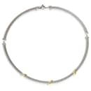 David Yurman 5 mm Metro  Necklace in 14k yellow gold/sterling silver