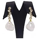 STILL Earrings with Pearls and Diamonds - Autre Marque