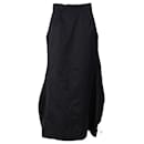 Jupe longue Jil Sander en soie noire