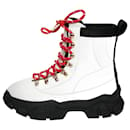 White hike lace up boots - size EU 38 - Autre Marque