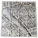 Mappa quadrata di Parigi 100% twill di seta 88 X 86 cm - Nuovo "collezionista" - Christian Dior