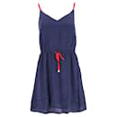 Tommy Hilfiger Womens Essential Spaghetti Strap Dress in Navy Blue Viscose